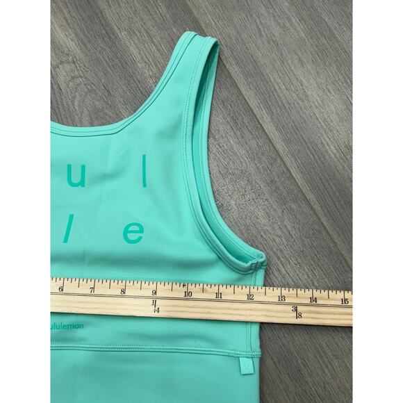 Lululemon Athletica Womens Mint Green Solid Power Pivot Everlux Tank Top Size S? - Picture 4 of 6